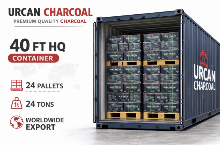 Urcan Charcoal 10kg Box (24 Pallet - 24 ton)